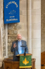 Rev Fergus Cook delivers his sermon