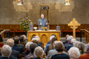 Rev Fergus Cook welcomes the Congregation
