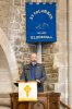 Rev Fergus Cook delivers his sermon