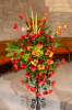 Poppy arrangement in the Sanctuary