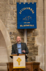 Rev Fergus Cook delivers his sermon