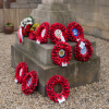 Wreaths at the War Memorial