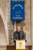 Rev Fergus Cook delivers his sermon