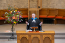 Rev. Dr. Scott McKenna welcomes the congregation and thanks Rev Fergus Cook for the invitation to preach