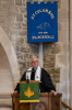 Rev Dr Iain May delivers his sermon